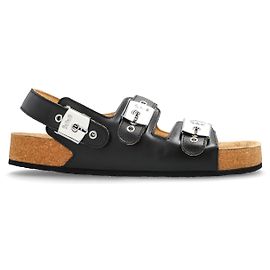 Sandali Balenciaga x Scholl in pelle nera