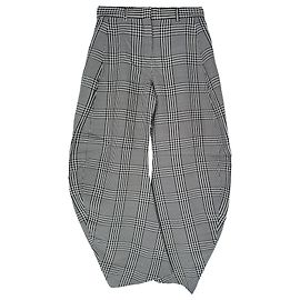 Pantalones Barrel-Leg de tejido a cuadros Acne Studios en viscosa multicolor