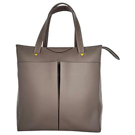 Borsa Tote Anya Hindmarch Nevis in pelle grigia