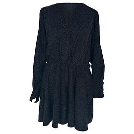 Vestido mini Isabel Marant Etoile Alexane adornado con cristales en poliéster negro