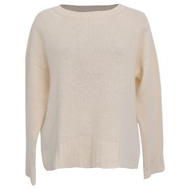 Dior J'Adior Intarsia Pullover aus weißem Kaschmir