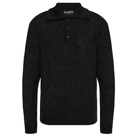 Pull polo Dolce & Gabbana gris
