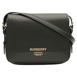 Clutch e borsa a tracolla Burberry in pelle nera