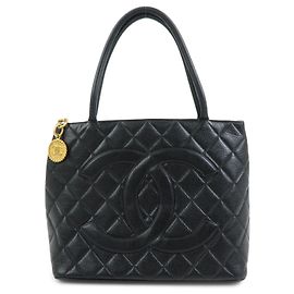 Chanel Medallion Quilted Caviar
