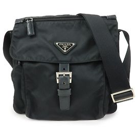 Prada Sac Messager Tessuto Small avec Boucle Zippée