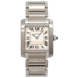Cartier Tank Francaise MM W51003Q3 Uhr für Jungen
