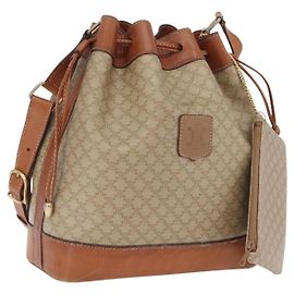 Céline Celine Macadam Shoulder Canvas Medium
