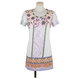Abito corto Etro in cotone a fiori