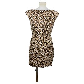 Autre Marque MAX&Co. Baumwollkleid mit Leopardenmuster
