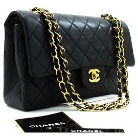 Chanel Classic Timeless Double Flap Quilted Lambskin Medium