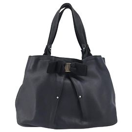 Borsa tote Salvatore Ferragamo Vala in pelle