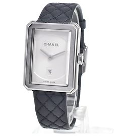 Chanel Boy·Friend Quartz Stainless Steel and Quilted Leather 27