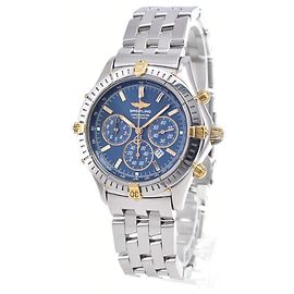 Breitling Windrider Shadow Flyback Chronograph Automatic Stainless Steel and Yellow Gold 38