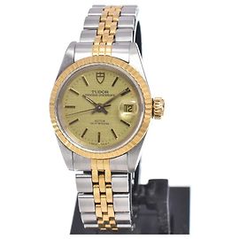 Tudor Princess Oyster Date Automatic Stainless Steel and 18K Yellow Gold 25