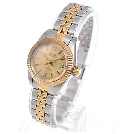 Tudor Princess Oyster Date Automatic Stainless Steel and 18K Yellow Gold 25