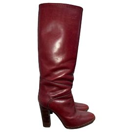 Botas Chloé bordeaux T.38