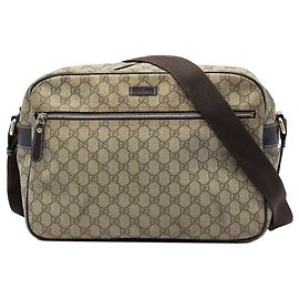 Borsa Crossbody Gucci GG Supreme Beige