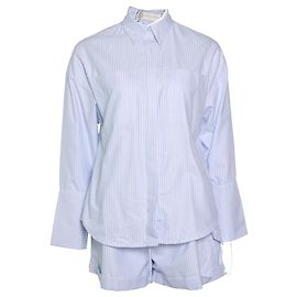 Autre Marque Vita Grace, twin set Portofino stripe in blu bianco