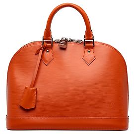 Louis Vuitton Epi Alma PM Satchel Orange