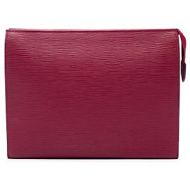 Beauty case Louis Vuitton Epi rosso 26 Clutch Bag