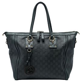 Borsa Gucci Guccissima con charm, Verde