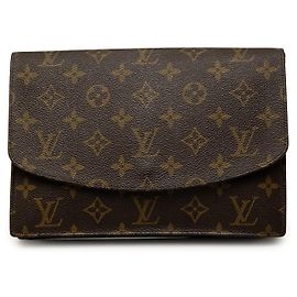 Borsa a pochette Louis Vuitton Monogram Pochette Rabat 23 Marrone