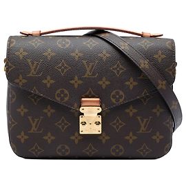 Louis Vuitton Monogram Pochette Metis Satchel Braun