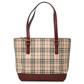 Borsa a tracolla Burberry House Check Canvas Beige