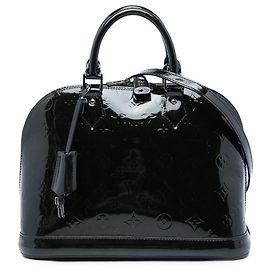 Borsa Louis Vuitton Monogram Vernis Alma PM Nera