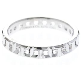 Autre Marque Anillo Alianza Tiffany T True Narrowing en Oro Blanco