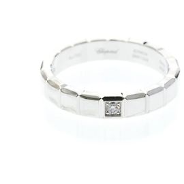 Anel Chopard Ice Cube em ouro branco 18K