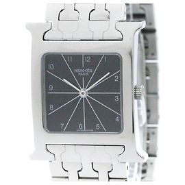 Hermès Hermes Heure H Stainless Steel Quartz Armbanduhr HH1.710