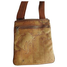 Autre Marque Alviero Martini 1A Classe Borsa a Tracolla Geo Map