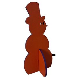 Hermès petit h Muñeco de nieve decorativo de cuero