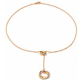 Cartier Trinity Collar Y Diamantes Oro tricolor 750/18kt 11,39g 49cm