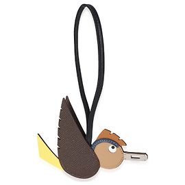 Hermès Chocolat Lime Deep Bleu Gold Noir Epsom Mysore Swift Milo Birdy Charm