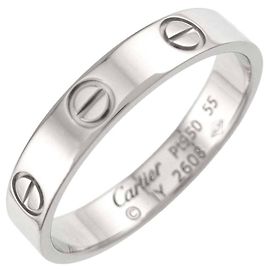 Anello Cartier Mini Love in platino
