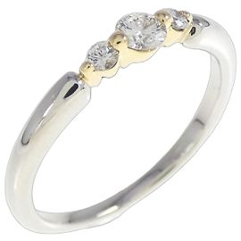 Autre Marque Anello STAR JEWELRY in Platino Au750 e Diamanti