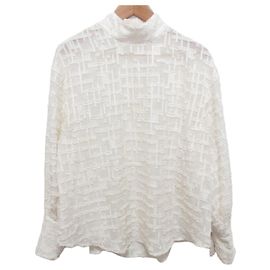 Autre Marque Blusa trasparente con collo alto COEL