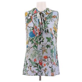 Gucci Blusa con estampado floral