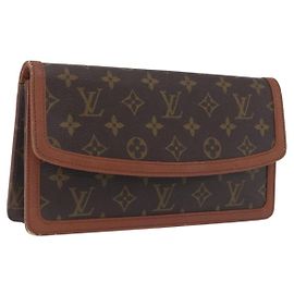 LOUIS VUITTON Monogram Pochette Dam GM Clutch Bag M51810 LV