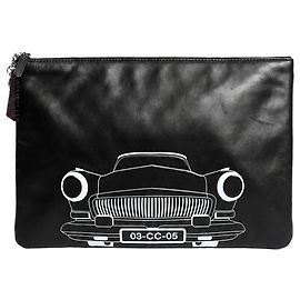 Chanel Clutch Cuba La Habana O Case 2017 in pelle di agnello nera