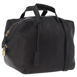 LOEWE Bolso de mano Origami Kubo de piel 2way Negro Oro