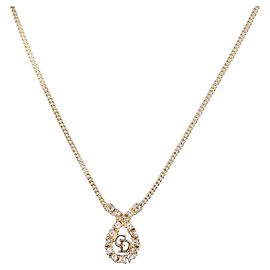 Christian Dior Necklace Metal Gold Tone