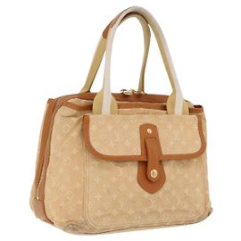 LOUIS VUITTON Monogram Mini Sac Marie Kate Tote Bag Beige M92505 LV