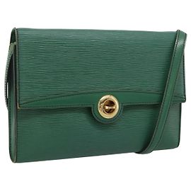 LOUIS VUITTON Epi Pochette Arche Shoulder Bag Green M52574 LV