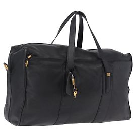 LOEWE Tote Bag Leather Black Gold