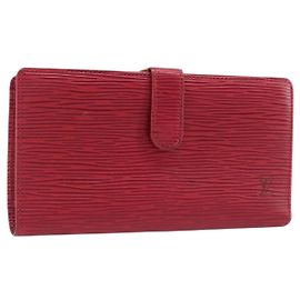 LOUIS VUITTON Epi Continental Viennois Lange Geldbörse Rot M63257 LV