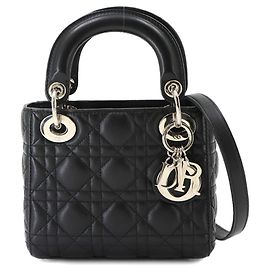 Sac à main Christian Dior Cannage Lady Mini