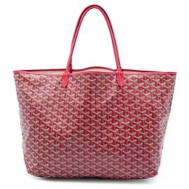 Goyard Red Goyardine Saint Louis GM